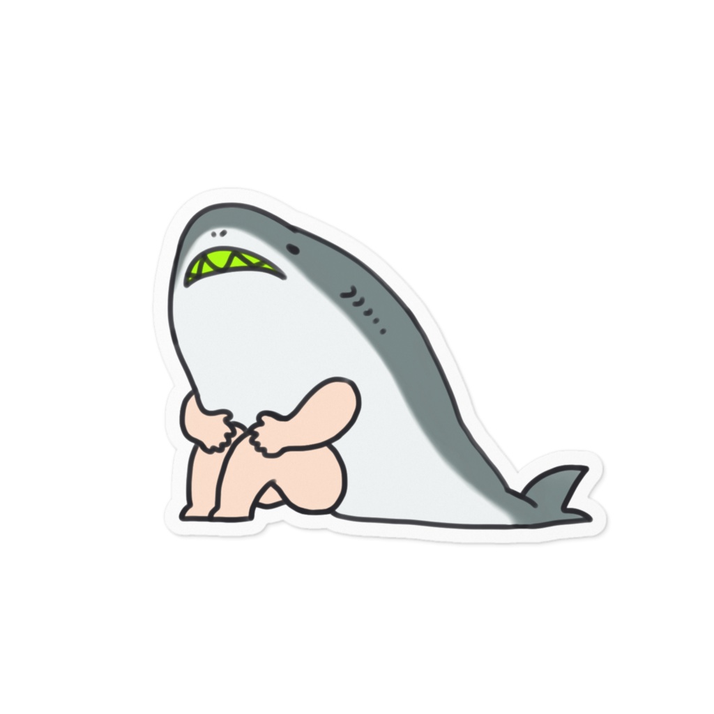 はだかんぼサメ(ライム)