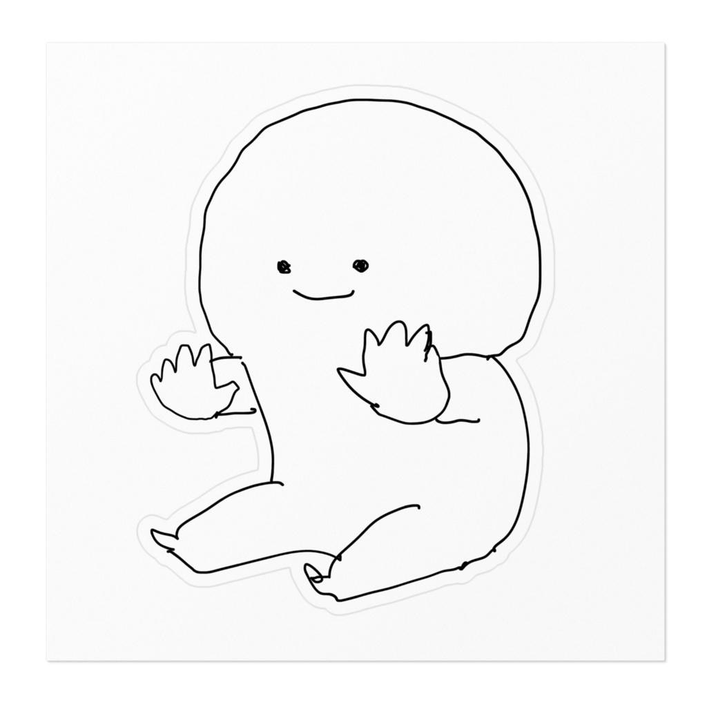 アカチャンのステッカー