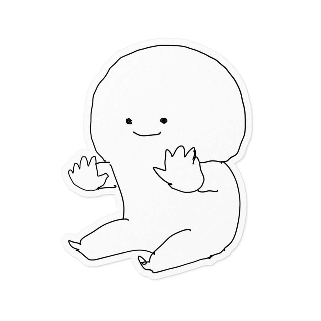 アカチャンのステッカー