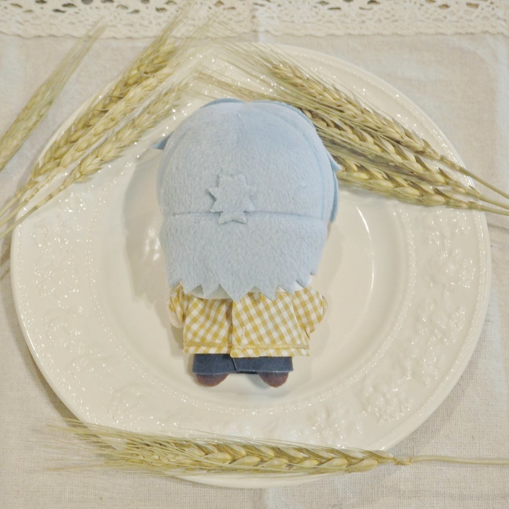 麦の刺繍シャツ