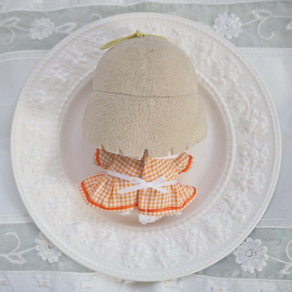 金木犀の刺繍ワンピース