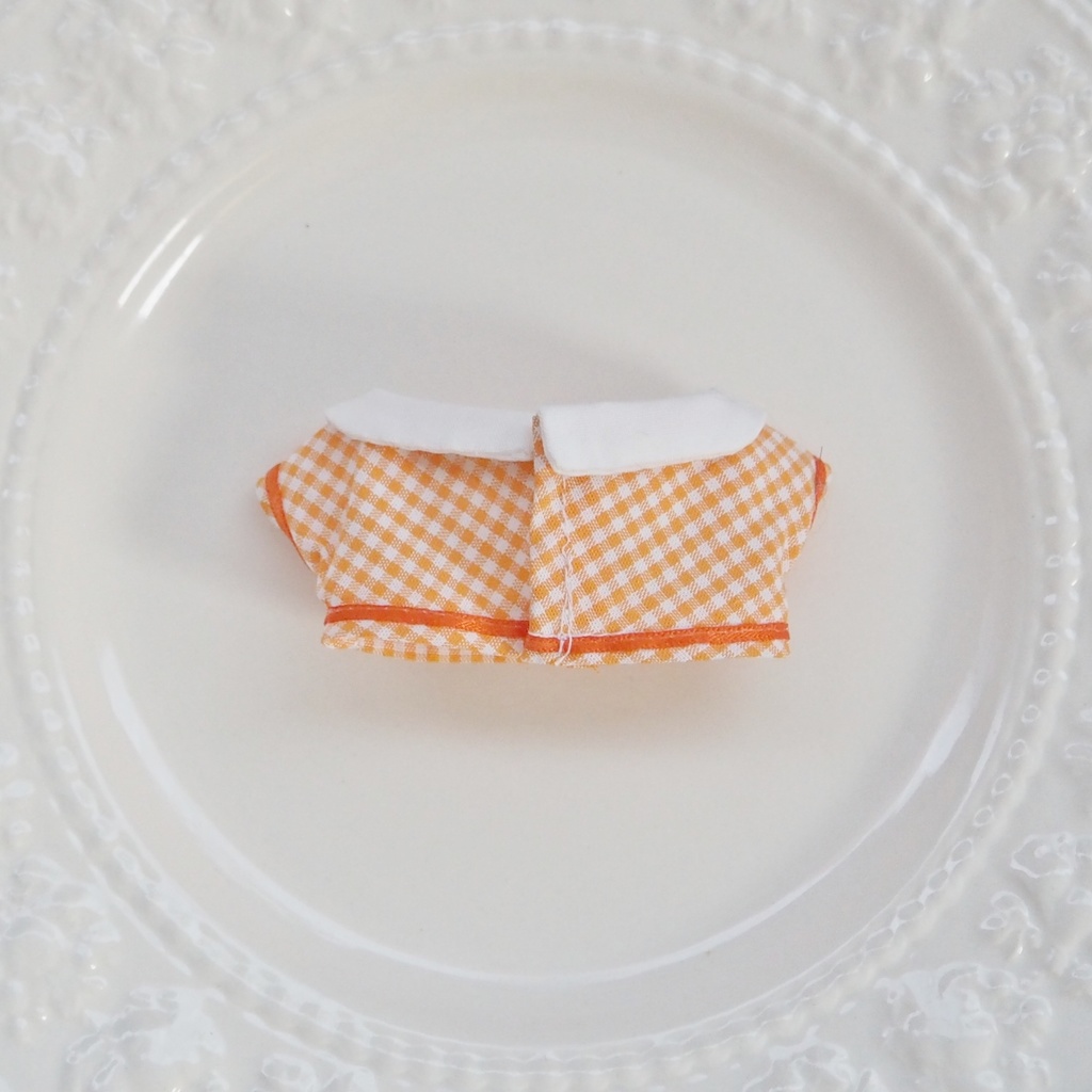 金木犀の刺繍シャツ