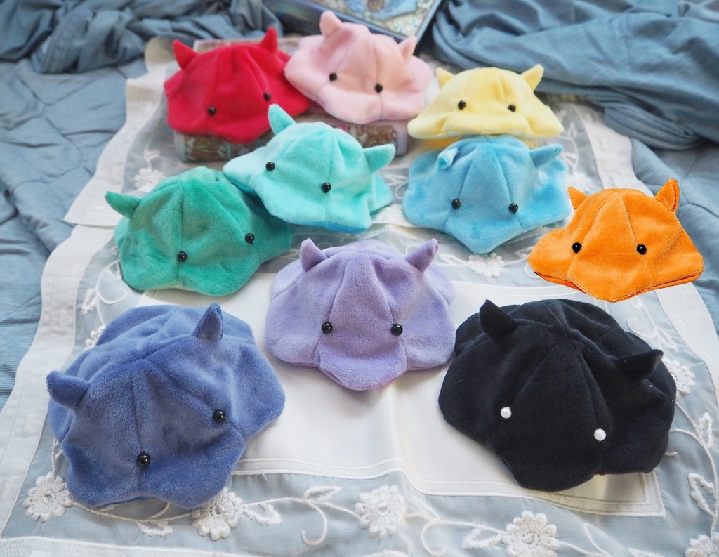 メンダコのふわふわ帽子