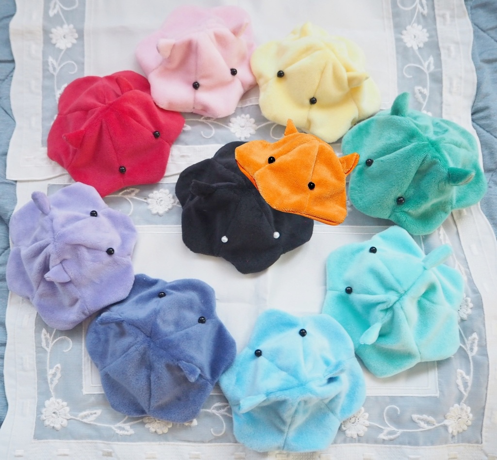 メンダコのふわふわ帽子