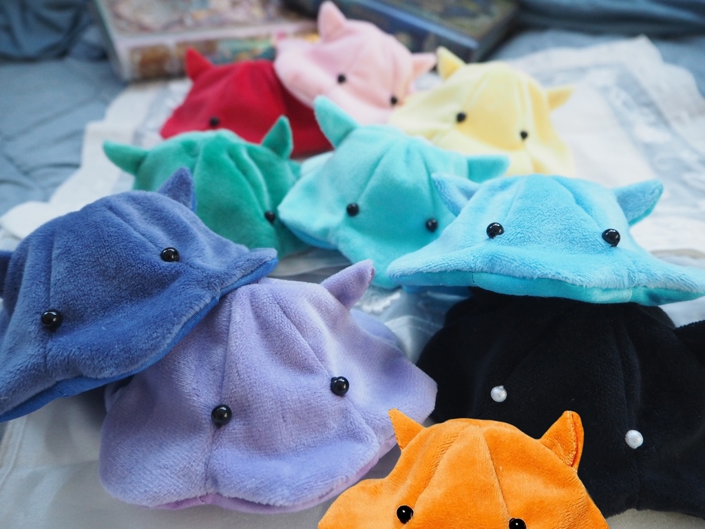 メンダコのふわふわ帽子