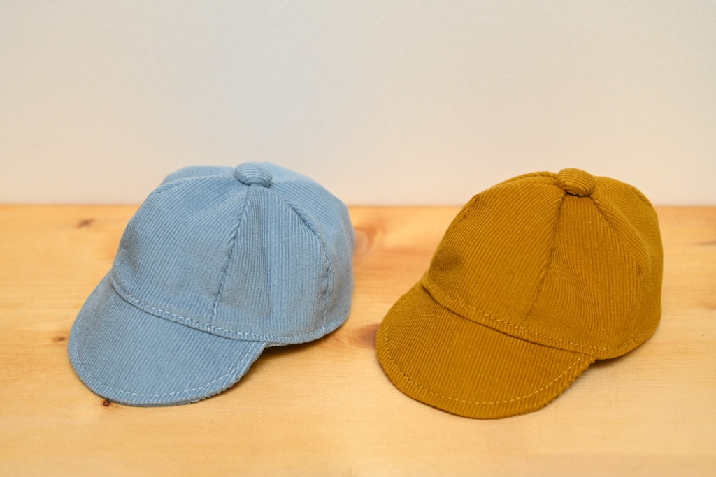コーデュロイキャップ