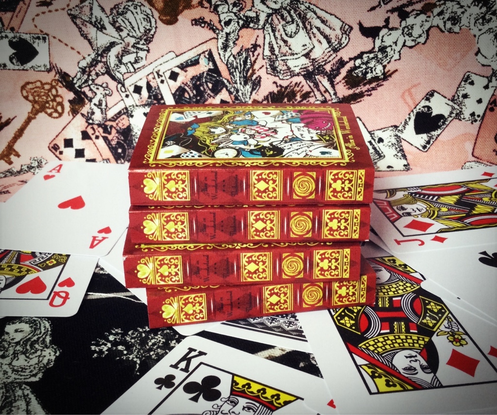 豆本風メモ帳 不思議の国のアリス