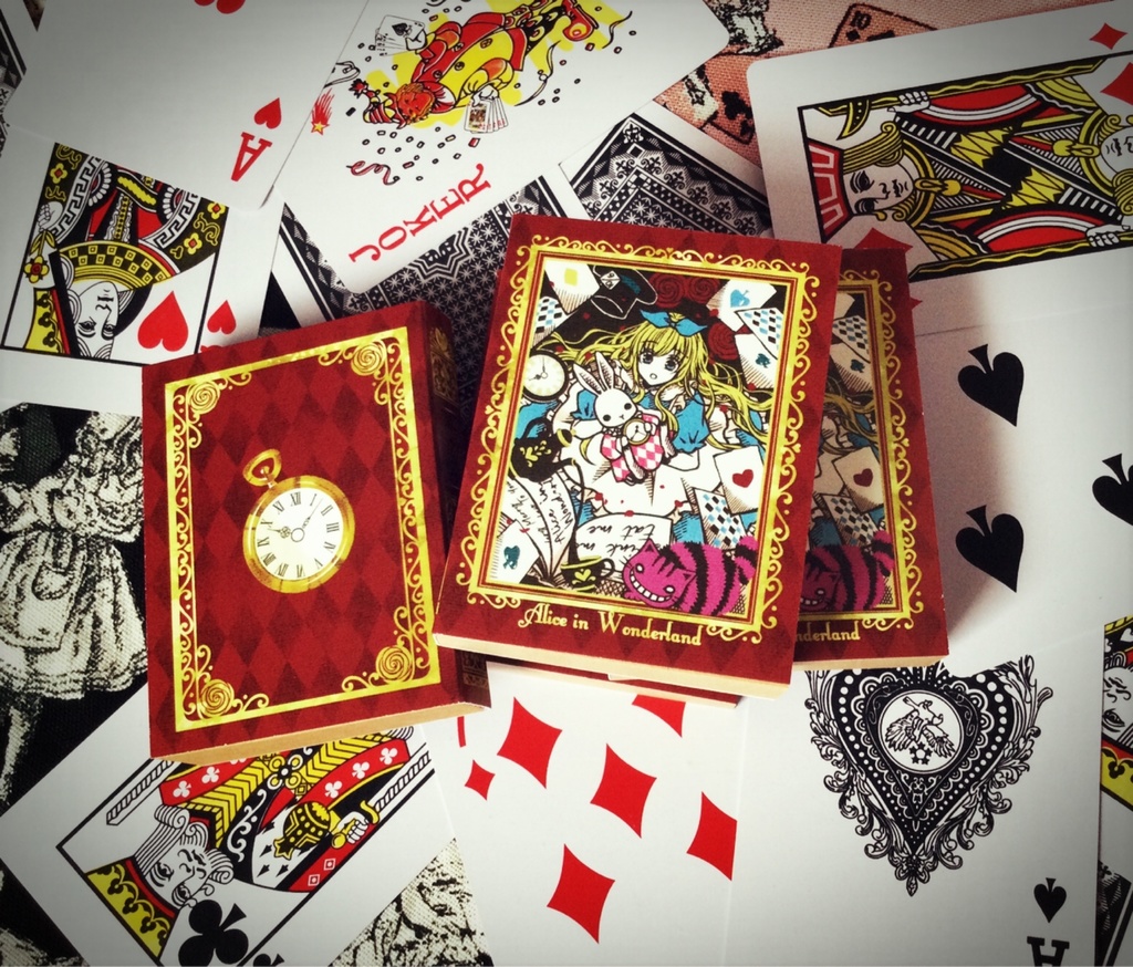 豆本風メモ帳 不思議の国のアリス