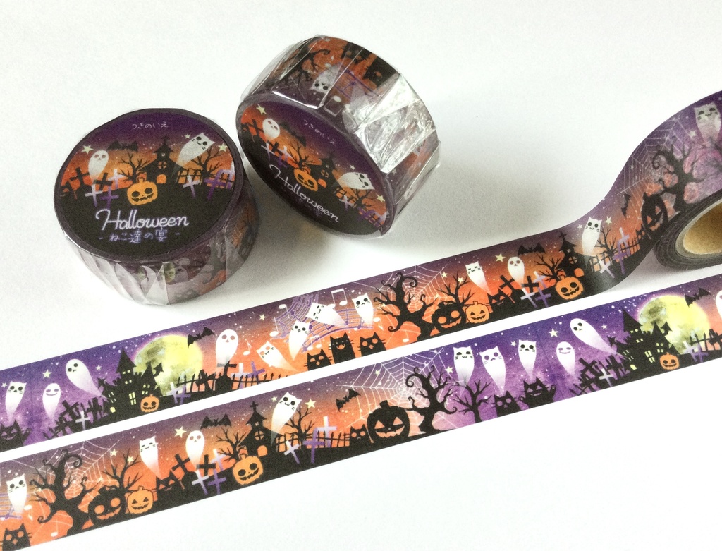 マスキングテープ【Halloween-ねこ達の宴-】