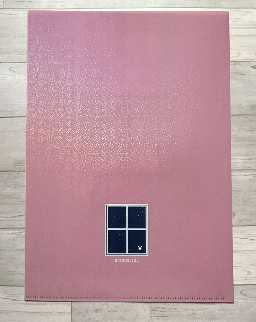 夜空見上げる猫 A4クリアファイル ホログラム