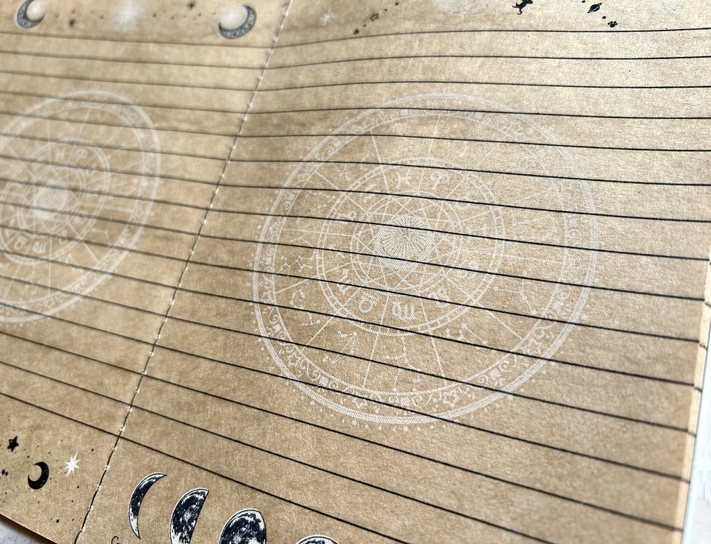 月と星の物語 リソグラフ印刷ノート