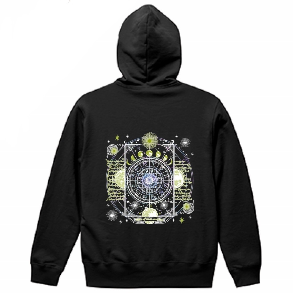 フルジップパーカー 月と星の物語