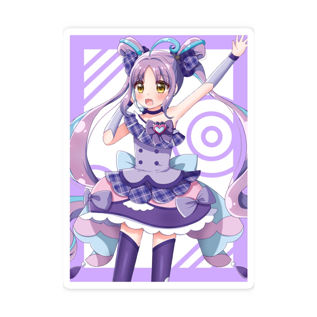 キュアキュンキュン スマホステッカー