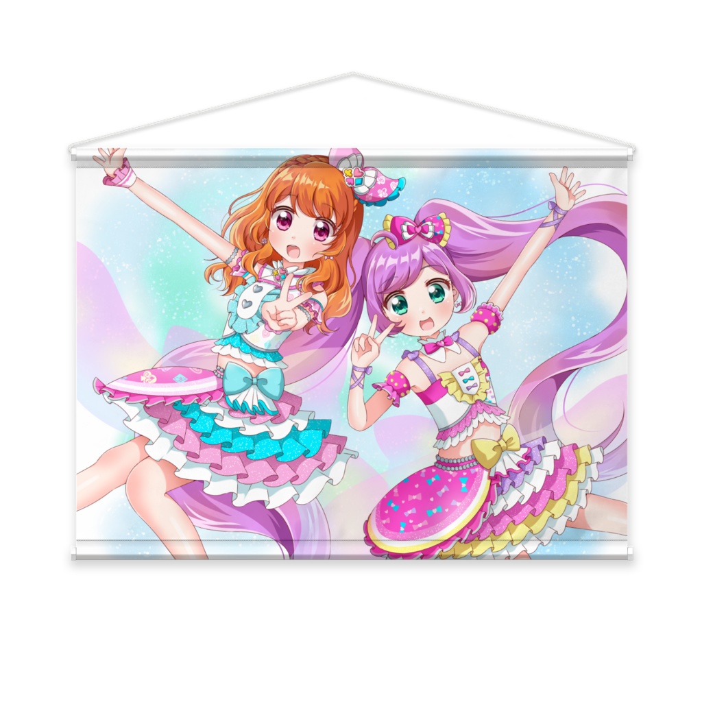 アイカツ×プリパラ B2タペストリー