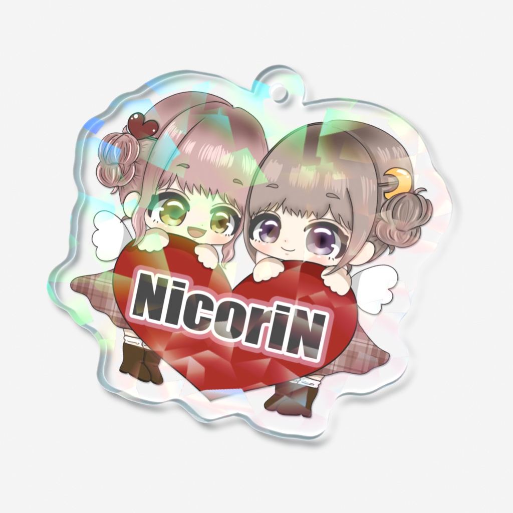 NicoriNコラボホロアクキー