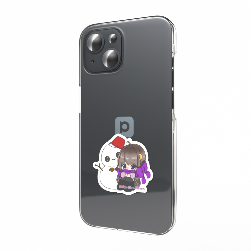 雪だるまと一緒