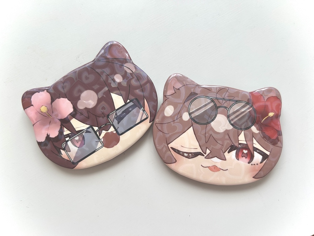 🐶🐯缶バッジセット
