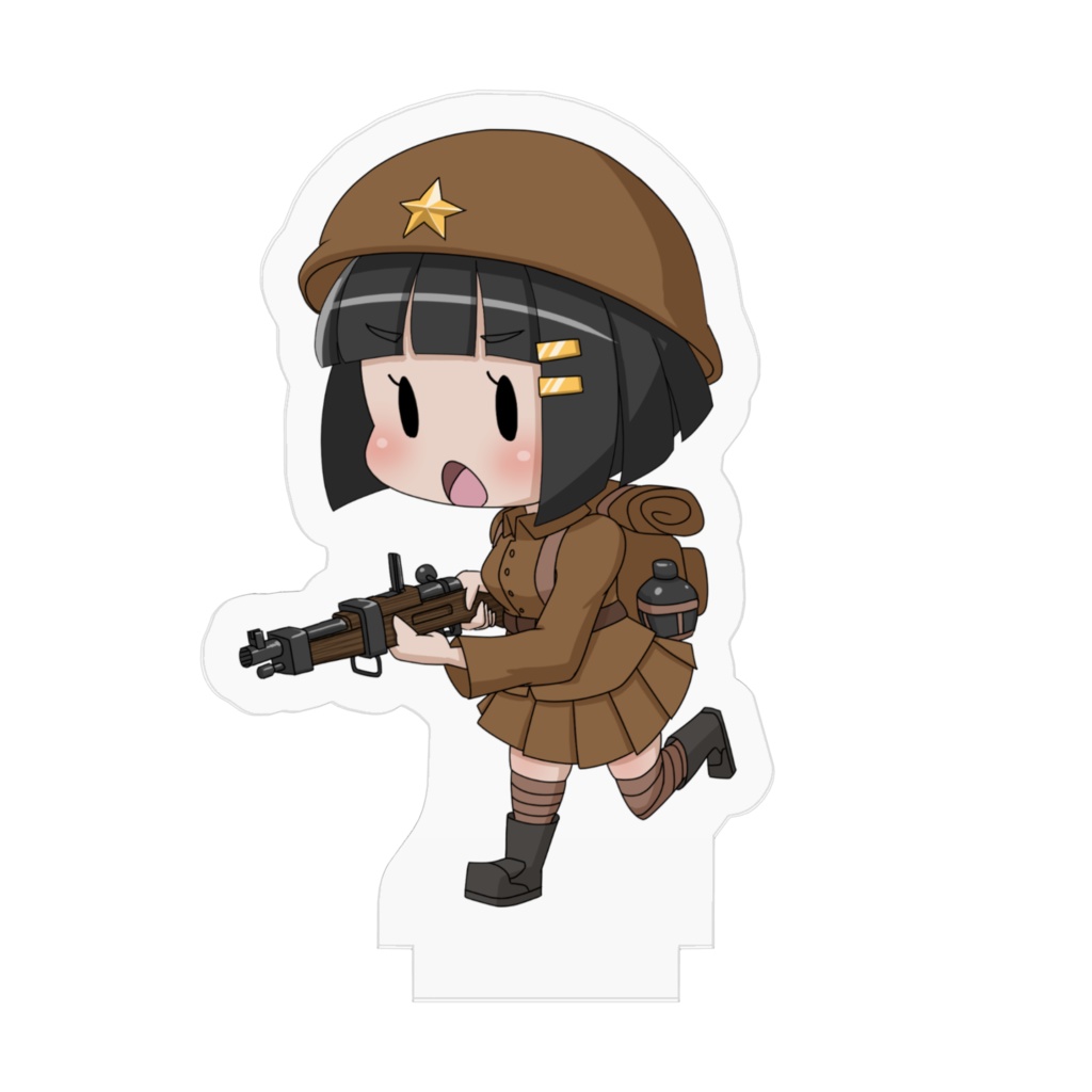 1/35プラモと飾れる陸軍妖精さん