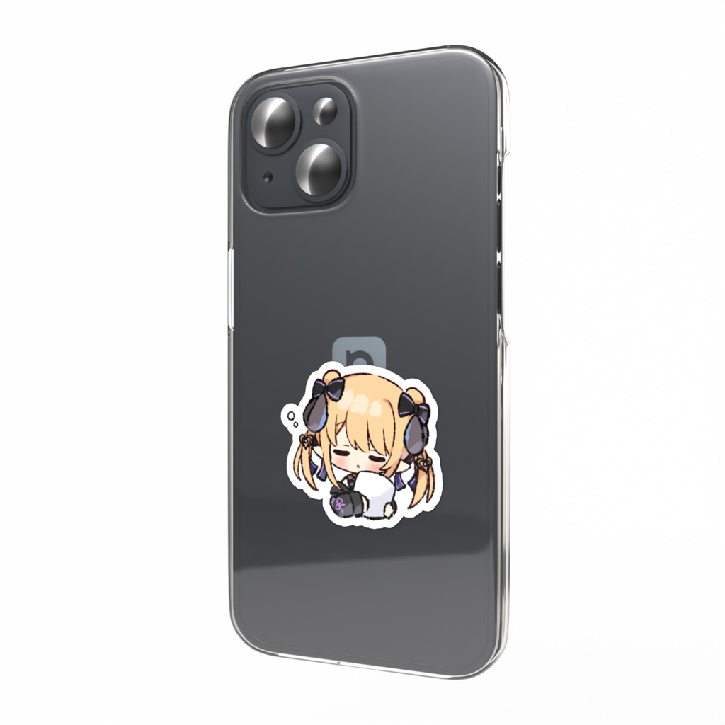 スマホステッカー　ねむねむ