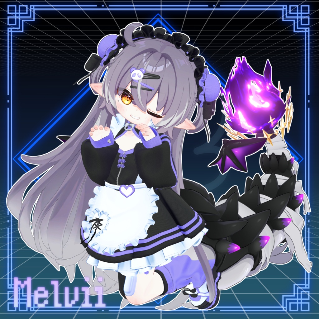 🩵👾 PicoMaid 🎮🤍【19アバター対応】