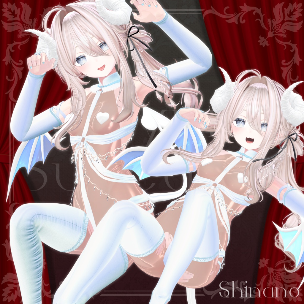 💜Hatuyume succubus💜【5アバター対応】