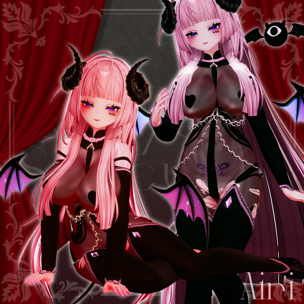 💜Hatuyume succubus💜【5アバター対応】