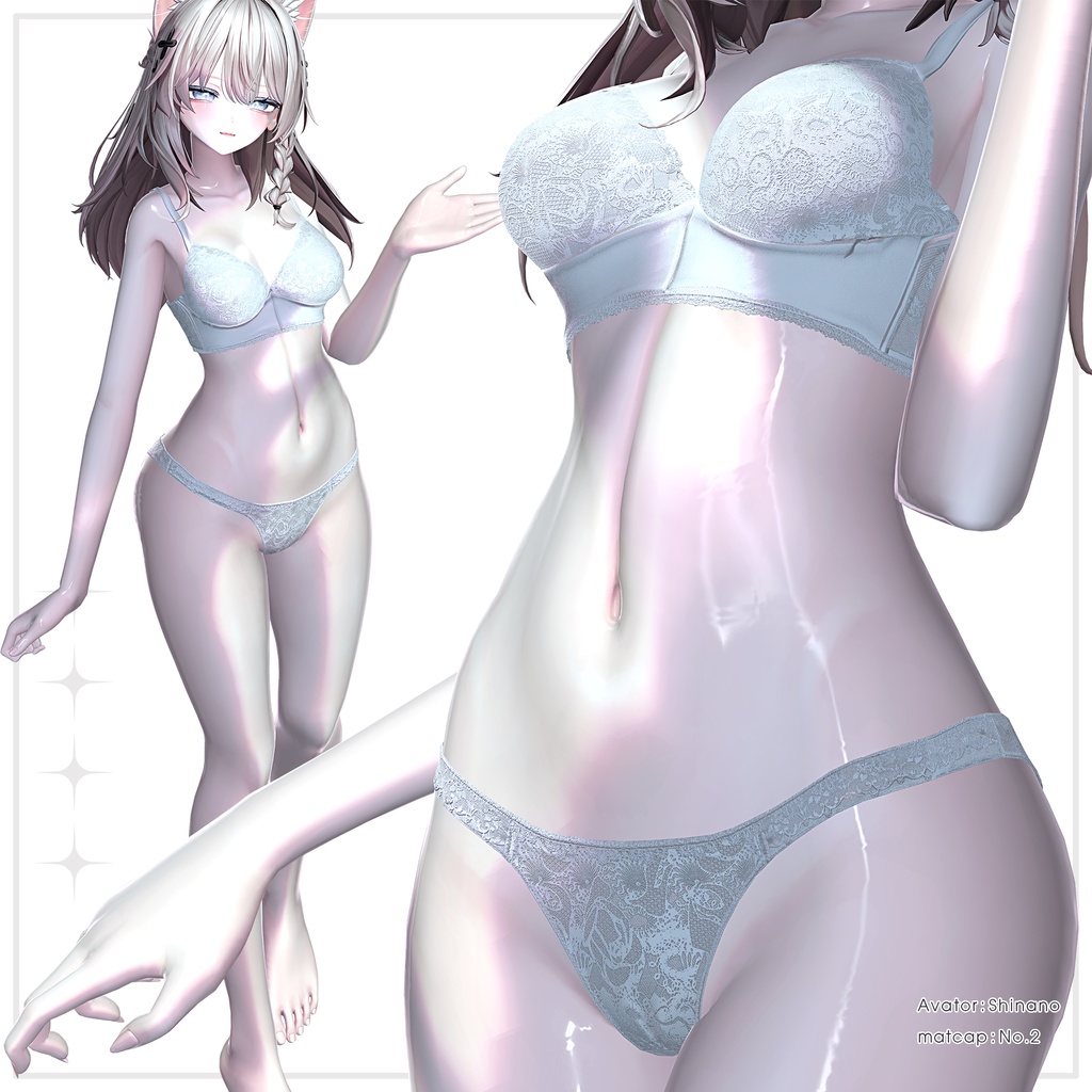 ✨SALE✨【lilToon】汎用 ✧ 極上のシルク白肌 ♡ Pure Silk Skin ♡