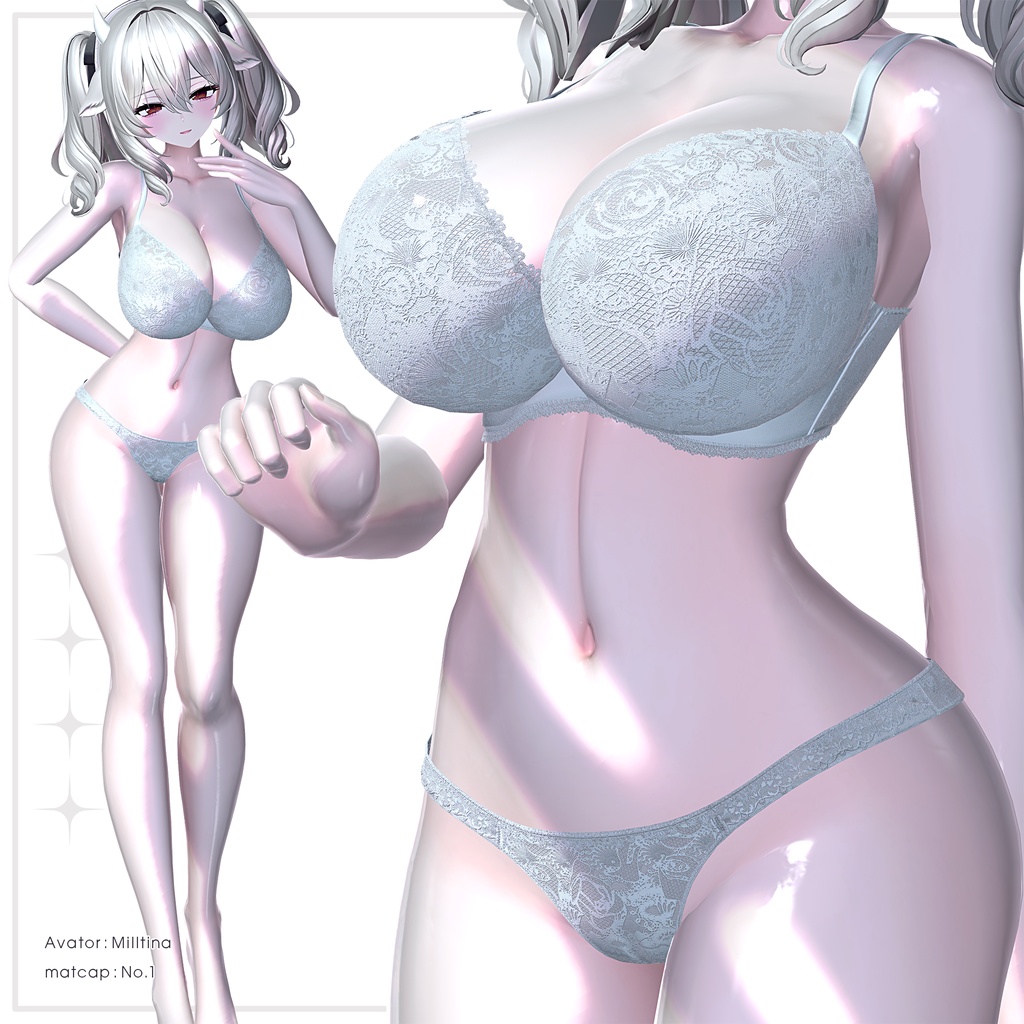 ✨SALE✨【lilToon】汎用 ✧ 極上のシルク白肌 ♡ Pure Silk Skin ♡