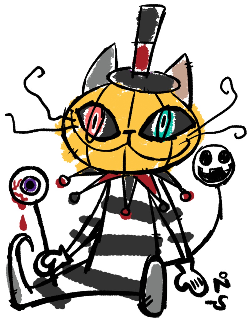 カボチャ猫背②