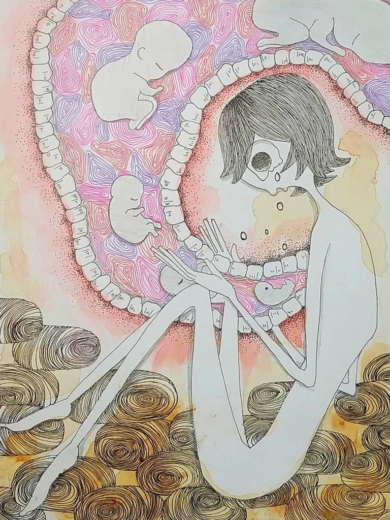 “俺の想いを噛みくだかないで”B5原画