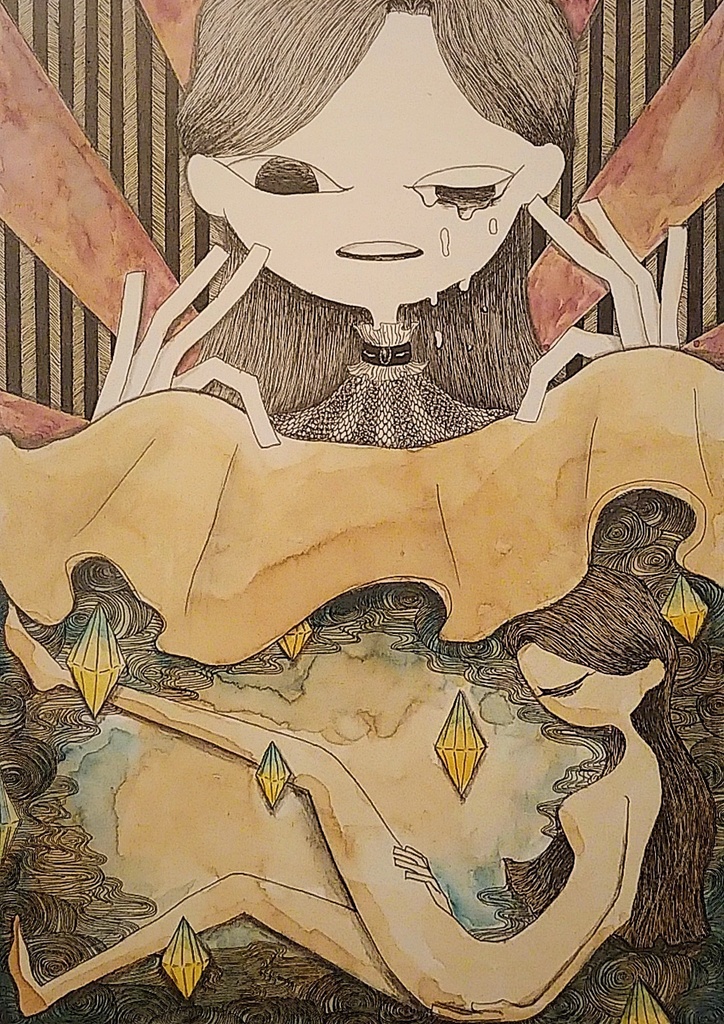 “何も見えなくていい、知らなくたっていい”A4原画