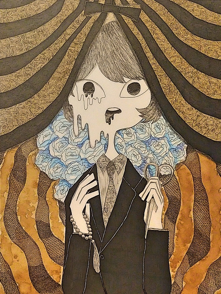 ““私”は何処へ溶けてゆく”F6原画