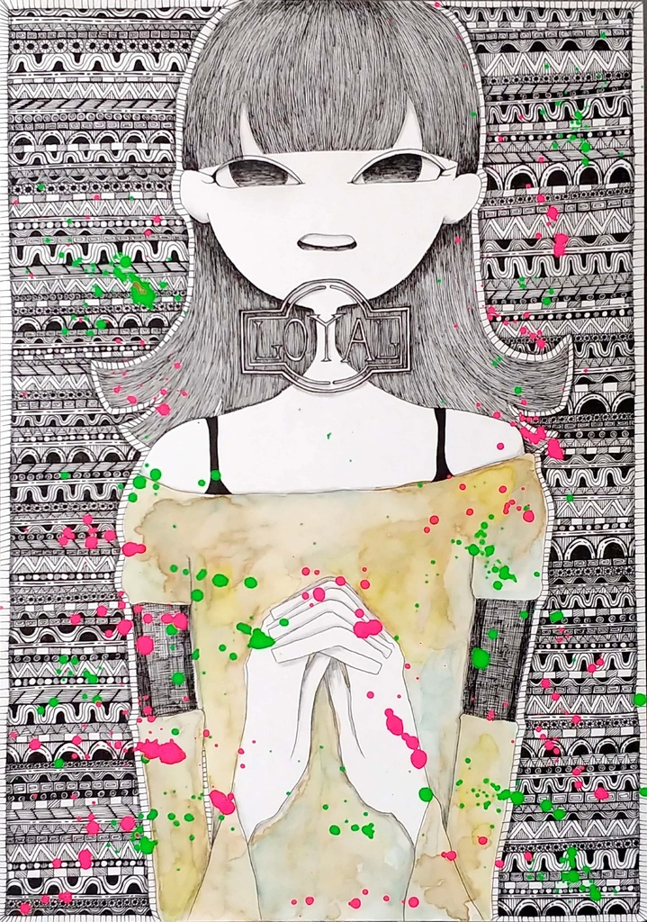 “何も見えちゃいない”B4原画