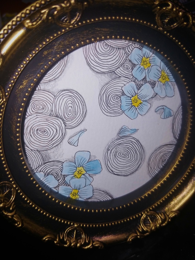 ミニ原画(80×80mm)