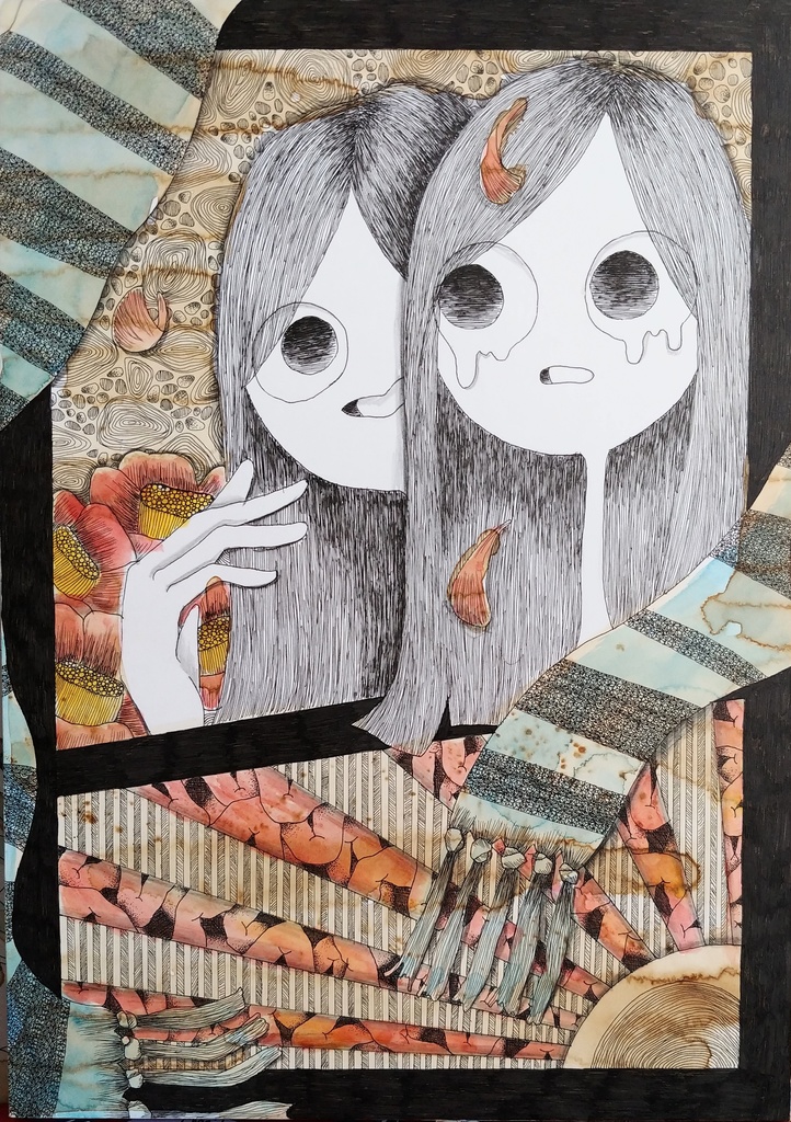 “悪魔への聲”A3原画