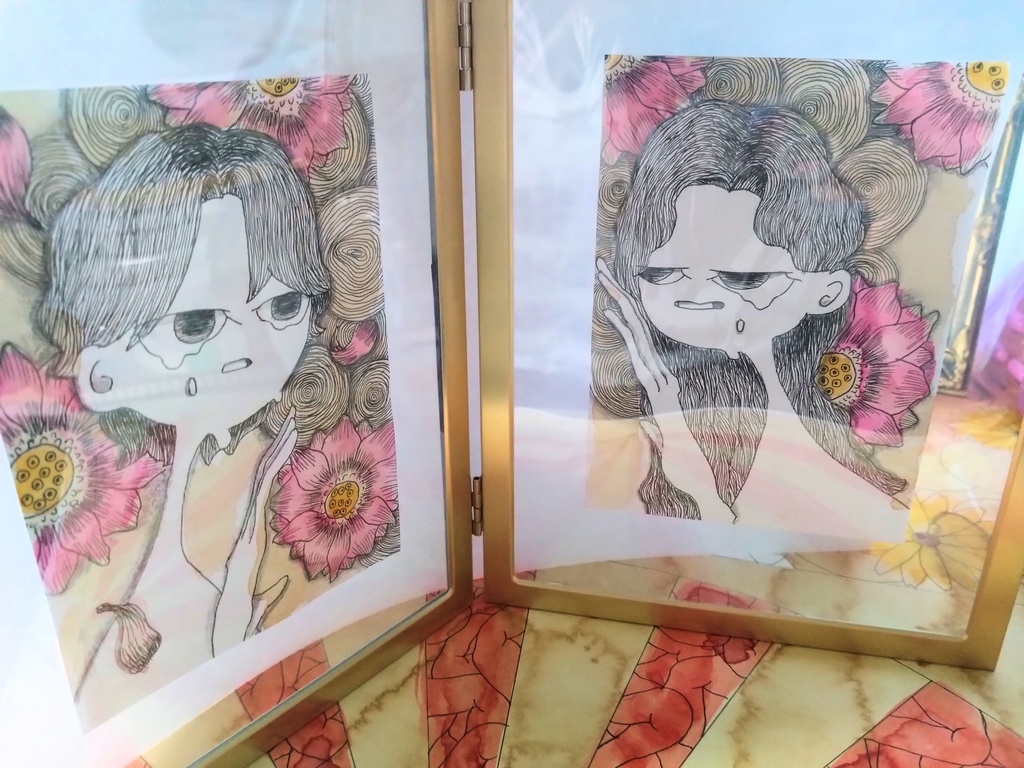 “道しるべ”ポストカード原画