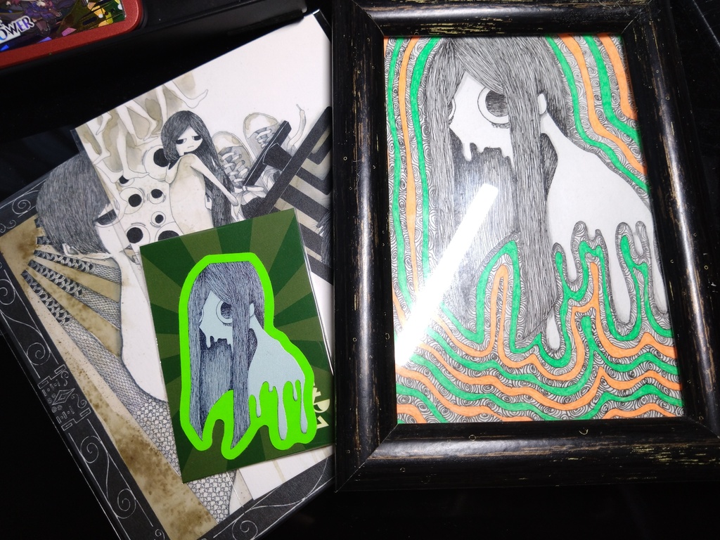 原画＋グッズ3点セット