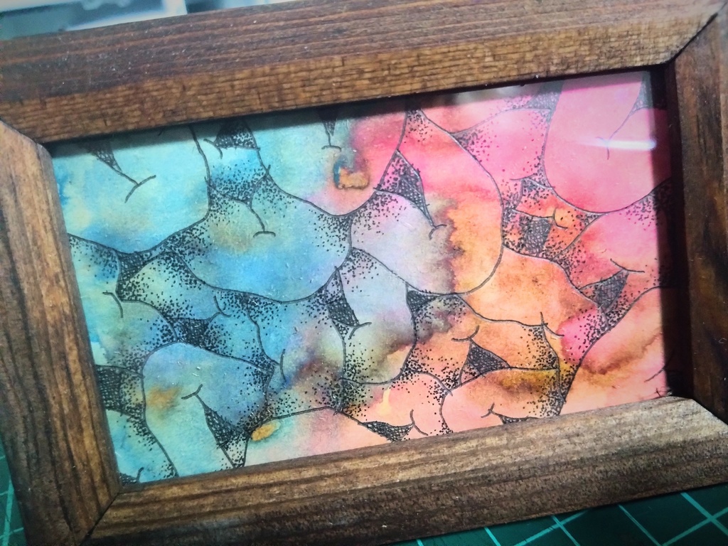 “ぐんにゃり。”(85✕50mm原画)＋ポストカード2種