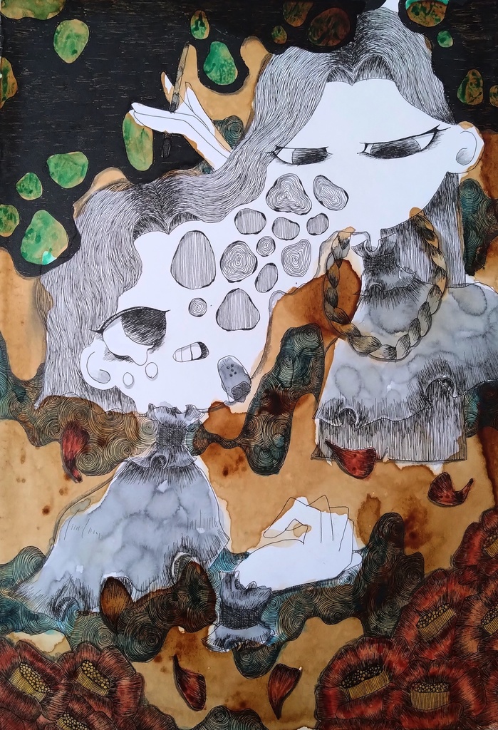 “神のお導きを”A3原画