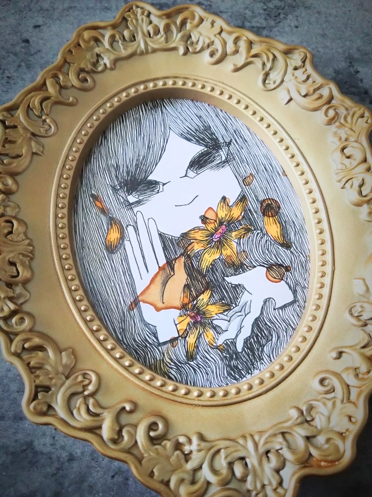 “お願いネ”130×170mm原画