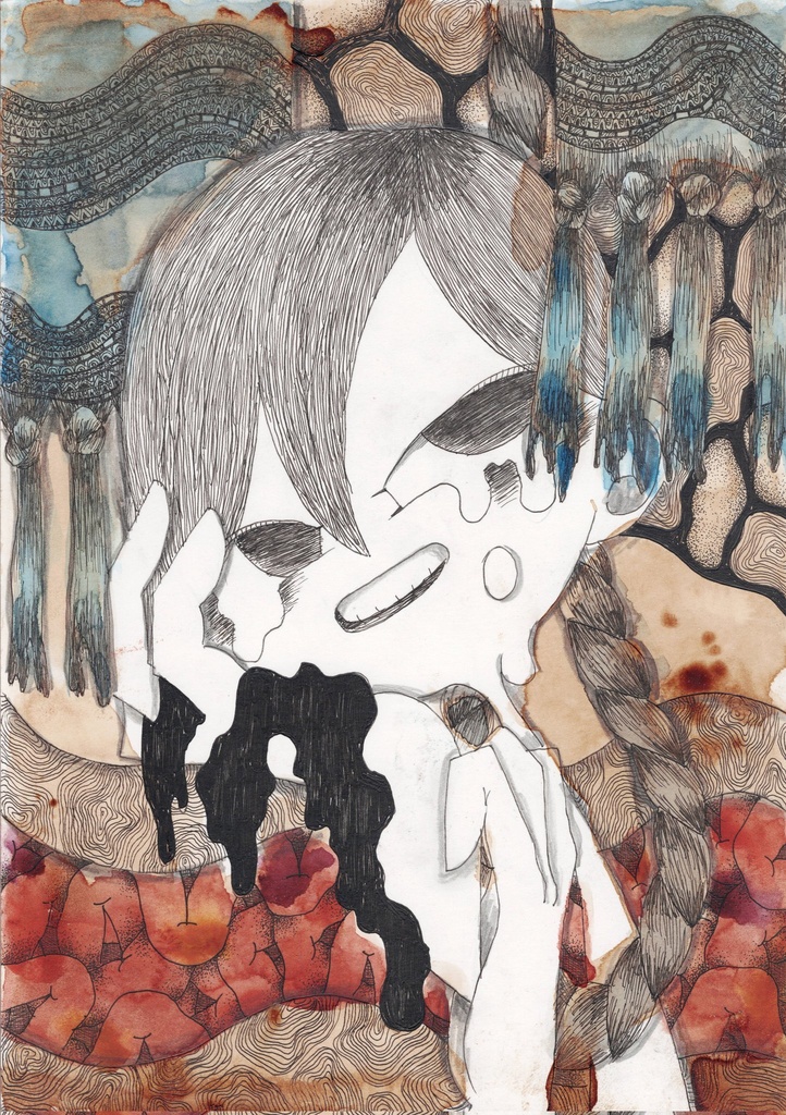 “見てしまったんだね”A4原画