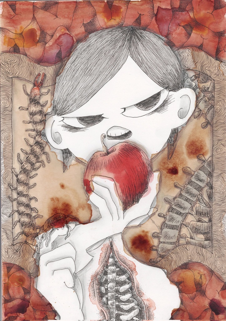 “似たり寄ったり”A4原画
