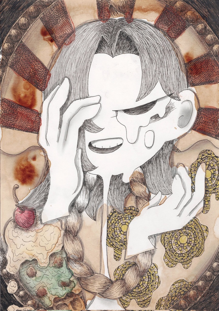 “あまったるいんだよなぁ、全部がさ”A4原画