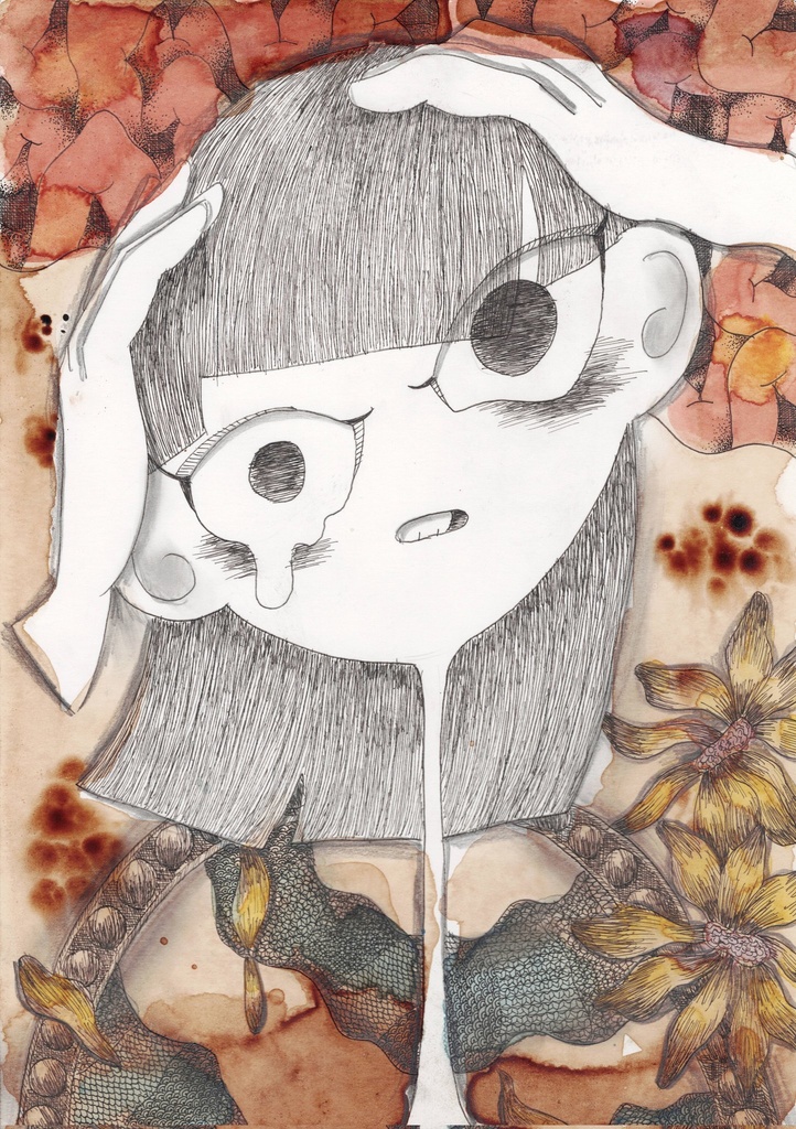 “少しもまがるな”A4原画