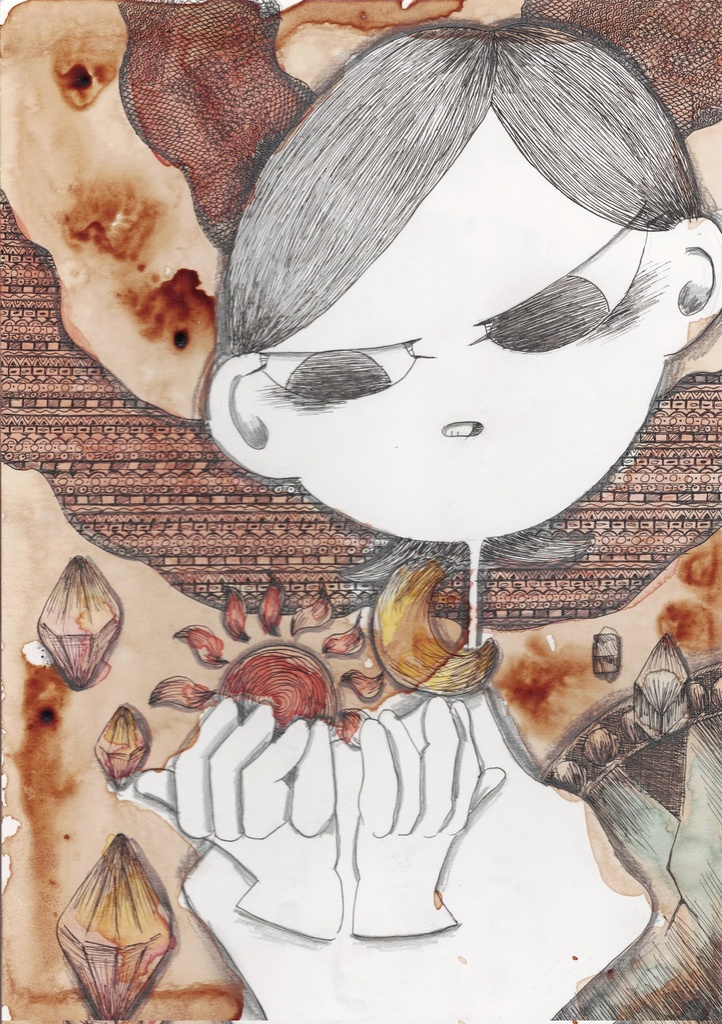 “それでも今日に縋って”A4原画