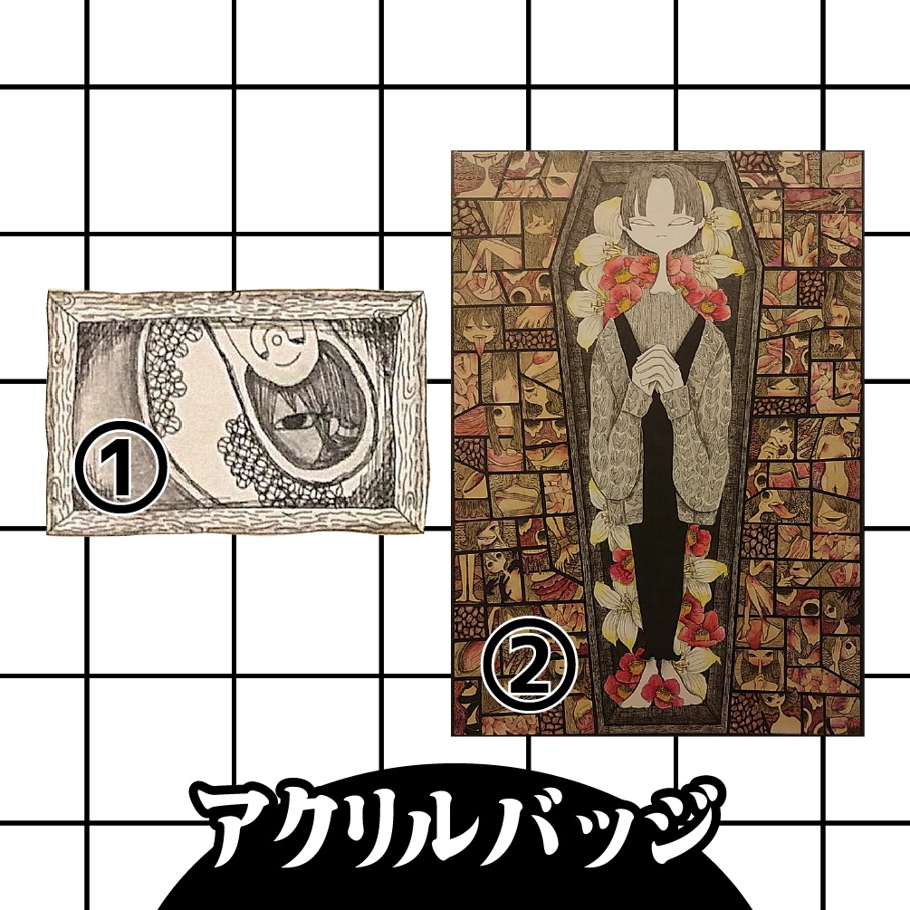 【アクリルバッジ】＠01～02