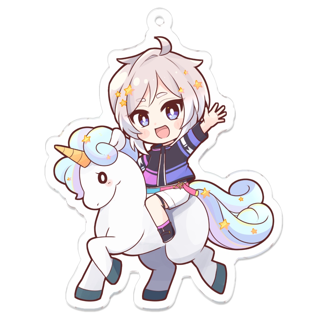 ユニコーンキーホルダー