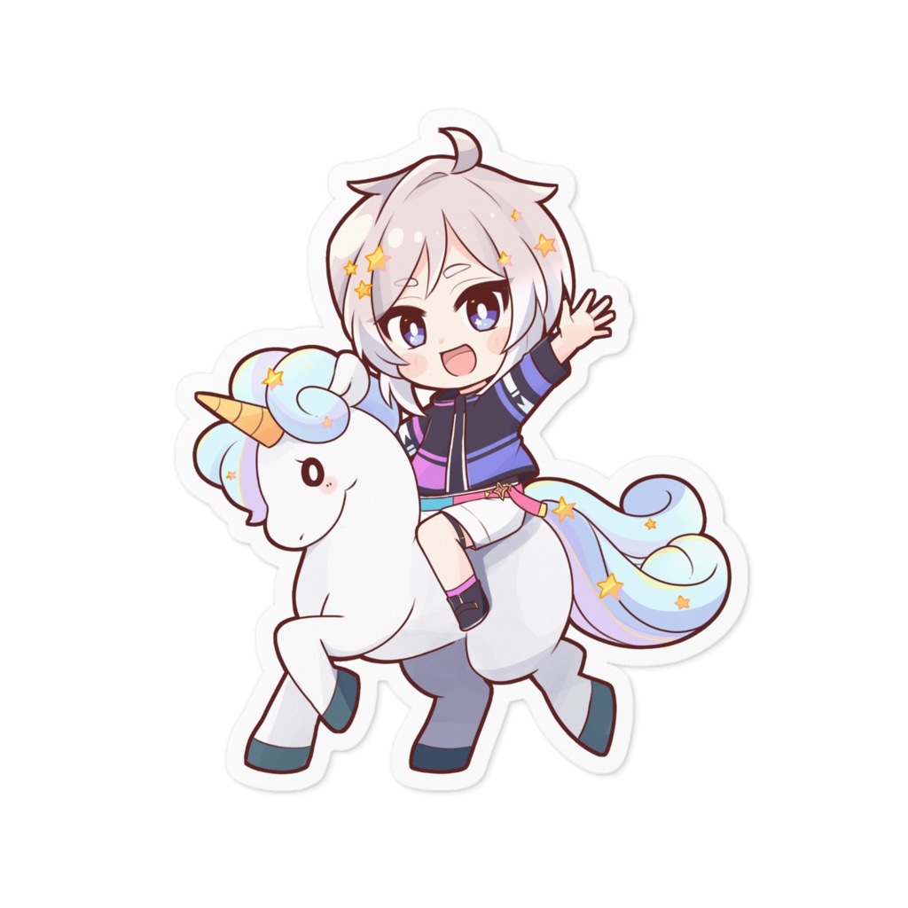 ユニコーンステッカー