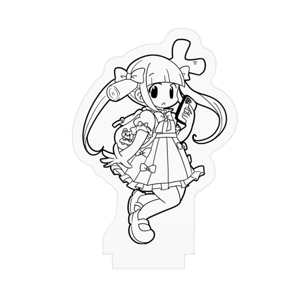 ネギっ娘アクリルフィギュア(アウトサイド・メイビーガール)