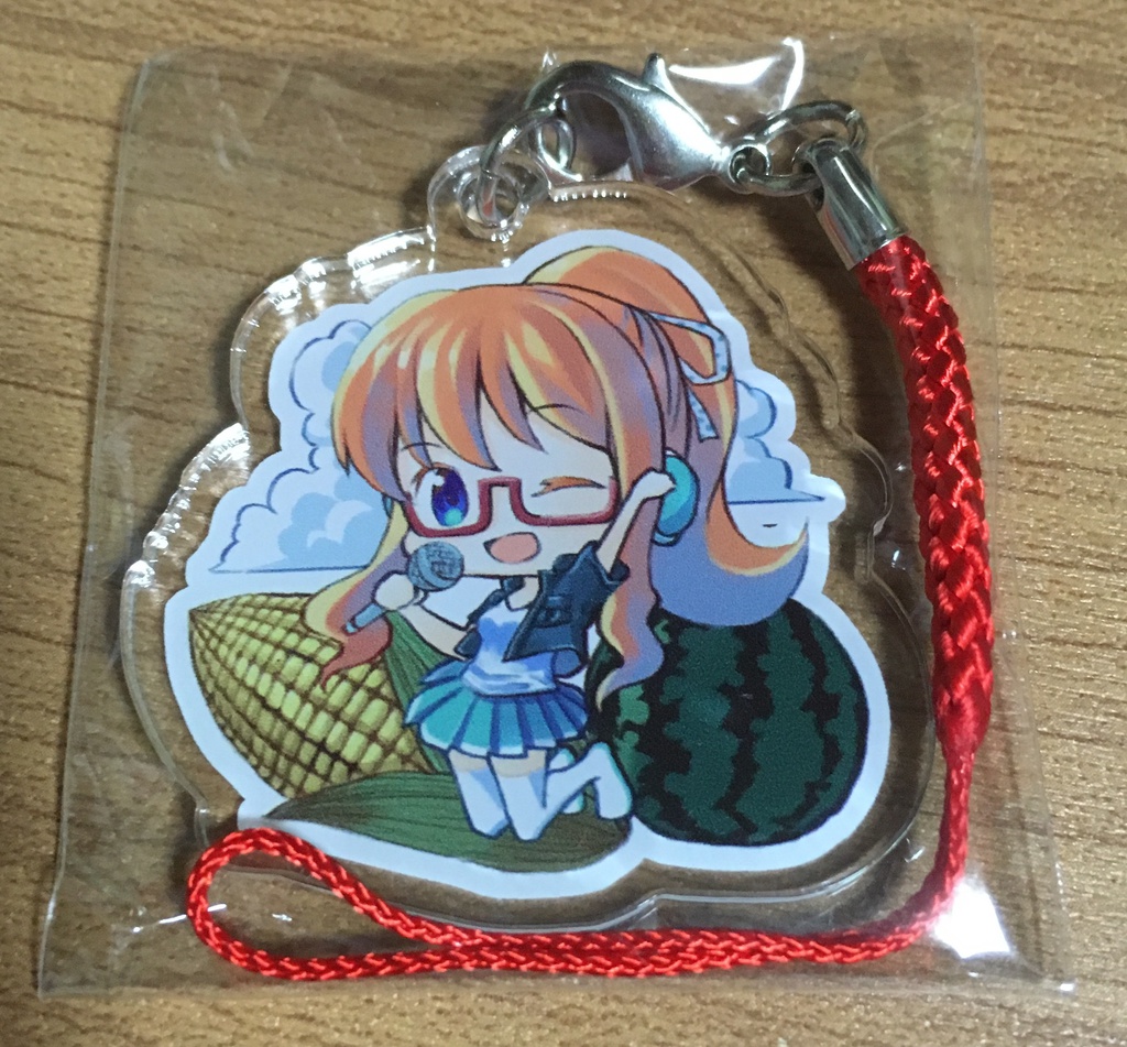浜音ポニーアクリルキーホルダー(イラスト:酢漬け)